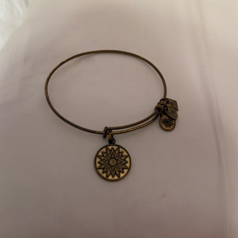 Alex and Ani Gold Charm Bracelet